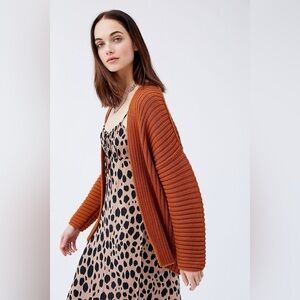 Urban Outfitters Rust Cardigan
